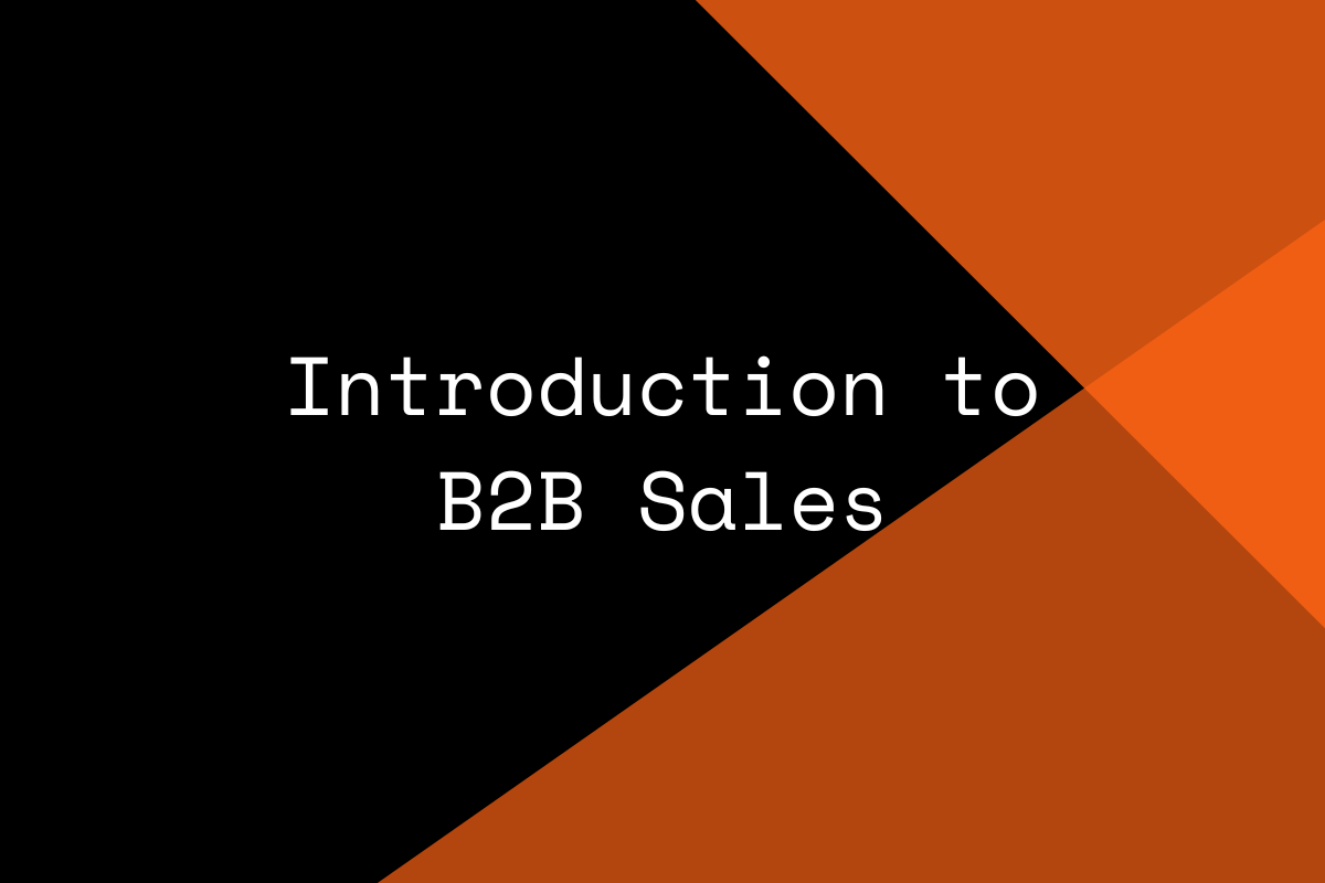 Introduction to B2B Sales